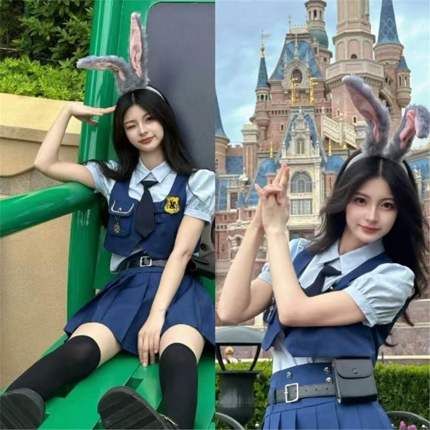 朱迪cos服兔子警官女衣服图片