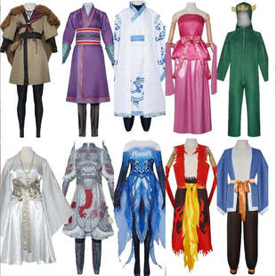 殷夫人cos服哪吒母亲cosplay男女装套装哪吒六一演出服万圣节服装