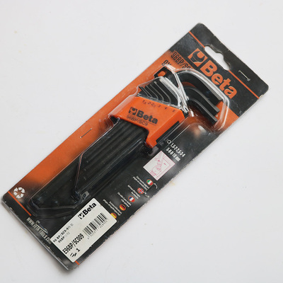 意大利BETA百塔9件装96BP公制球头内六角扳手组套 E96BPSC009