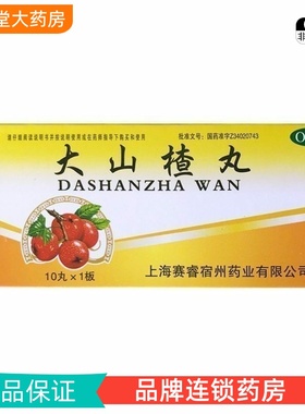 SAIRUI 赛睿 大山楂丸 9g*10丸/盒