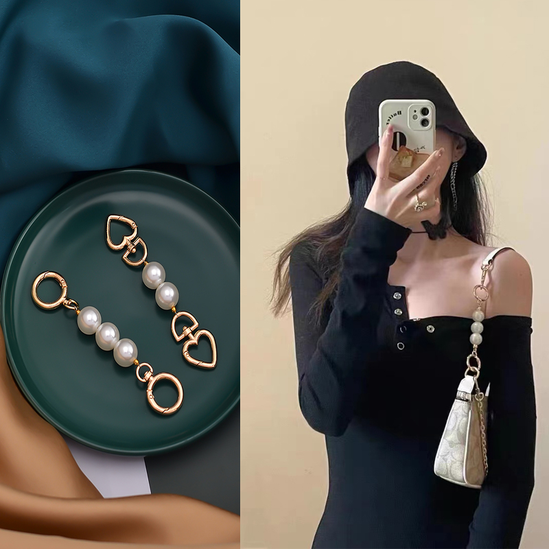 珍珠延长链有光泽不脱皮不掉色