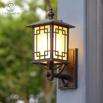 防水壁灯户外中式复古别墅大门口阳台外墙院子露台家用室外庭院灯