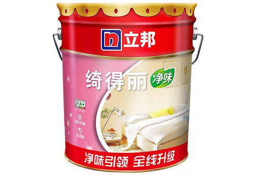 立邦乳胶漆抗菌防霉防潮净味墙面漆室内环保乳胶涂料哑光调色内墙