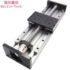 Вниз наполнителя gx150直线模组滚珠丝杠重型导轨滑台双线轨精密滚珠模组工作台