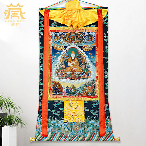 藏村玄关装饰挂画矿物颜料唐卡