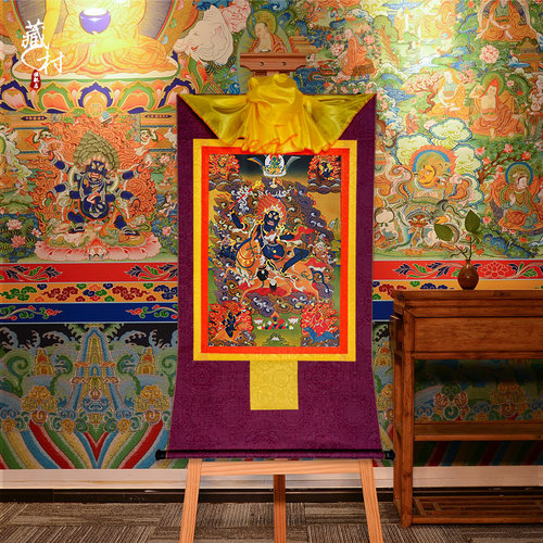 唐卡挂画居家装饰画藏村