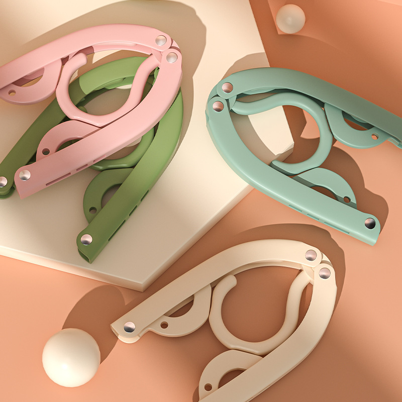 挂钩晒内衣袜子夹多功能旅行衣撑户外便携式防滑伸缩可折叠晾衣架