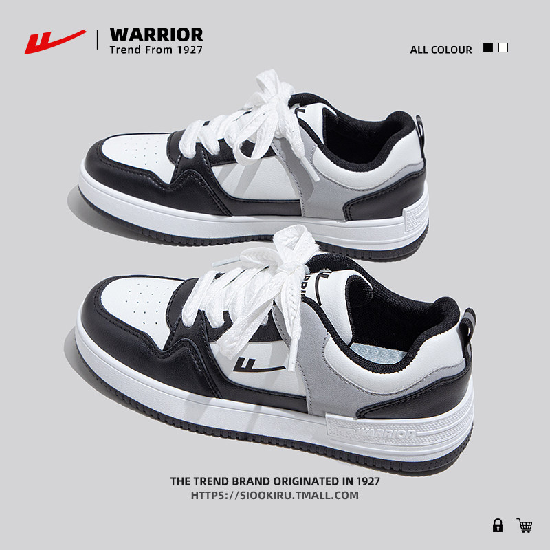 回力女鞋2025夏季新款休闲板鞋黑白熊猫鞋子女春季爆款运动小白鞋