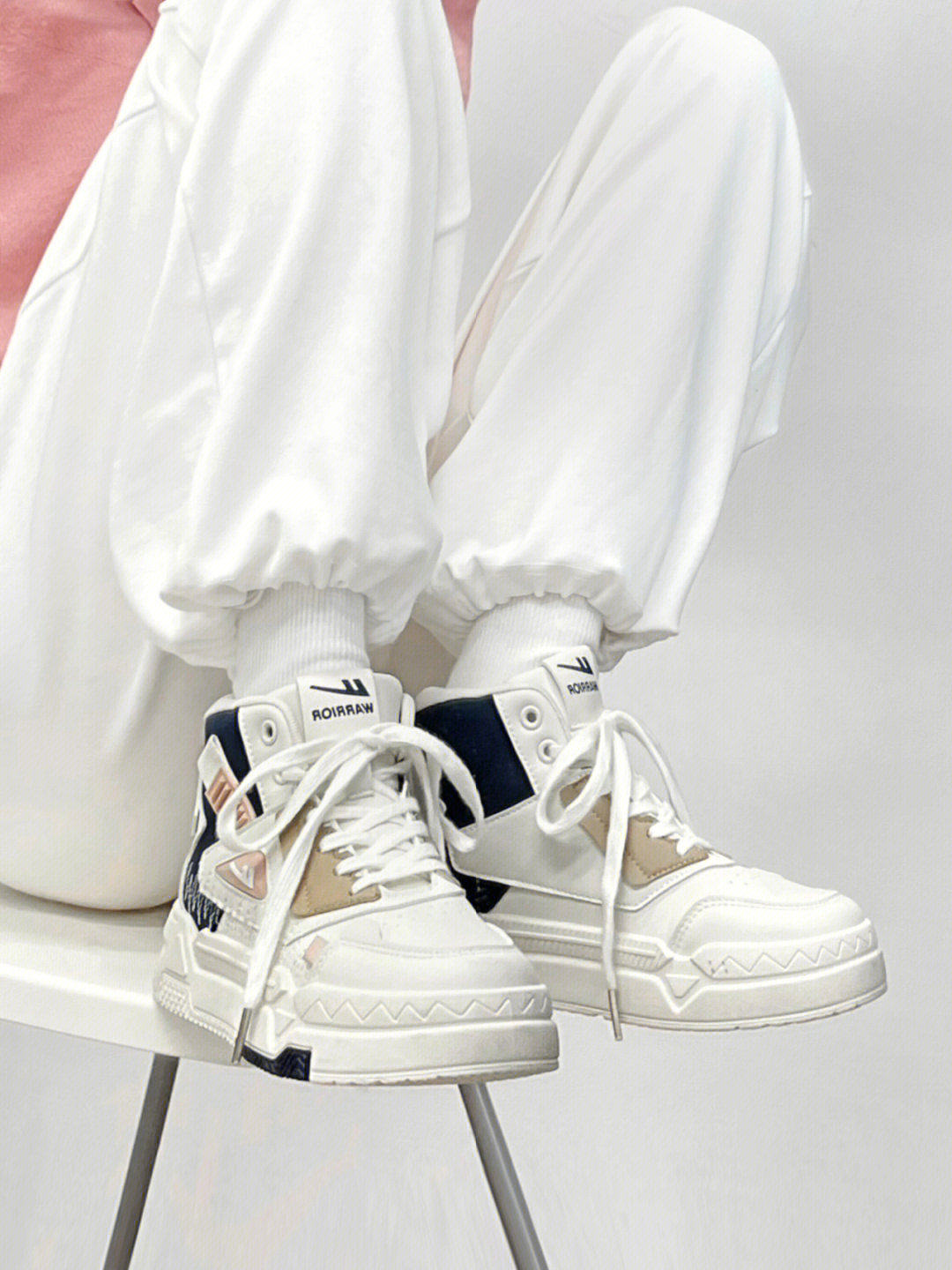 回力高帮鞋小白鞋女2025新款春夏季百搭运动板鞋子潮爆款厚底女鞋