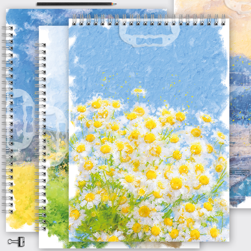 大角色A3素描本油画系列可手提