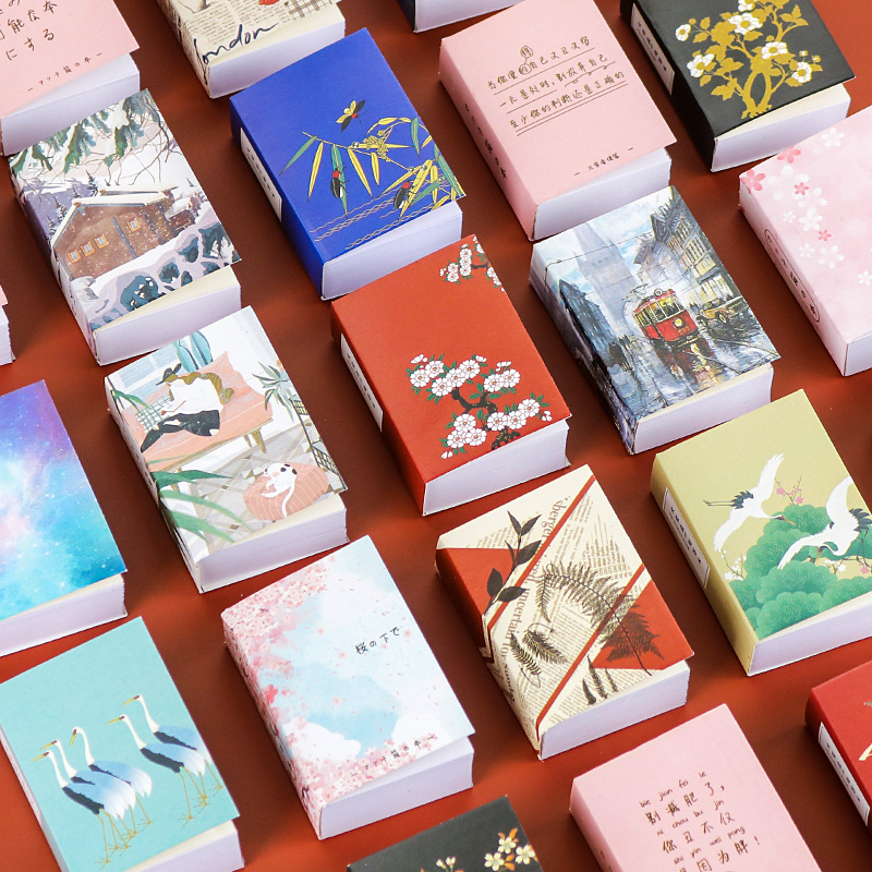 大角色火柴盒精致好看网红便签本