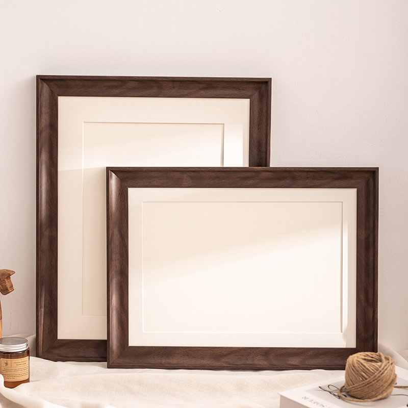 相框空框A3a4摆台字画书法画框装裱四4K开8拼图外框架挂墙定制diy