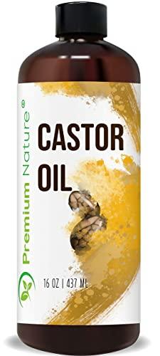 pure castor oil cold pressed - natural skin moisturizer  fac