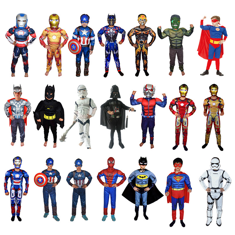 万圣节COS服装 儿童美国队长钢铁侠擎天柱绿巨人蜘蛛侠衣服表演服|ruв категории Женская одежда, костюм/национальная одежда/театр костюм, национальная одежда/этап погрузки - от Buy2taobao.com для оказания профессиональной услуги покупки агента Taobao