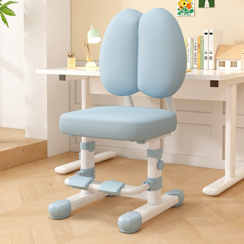 儿童学习椅小学生书桌椅子家用写字椅可升降调节矫正坐姿靠背凳子
