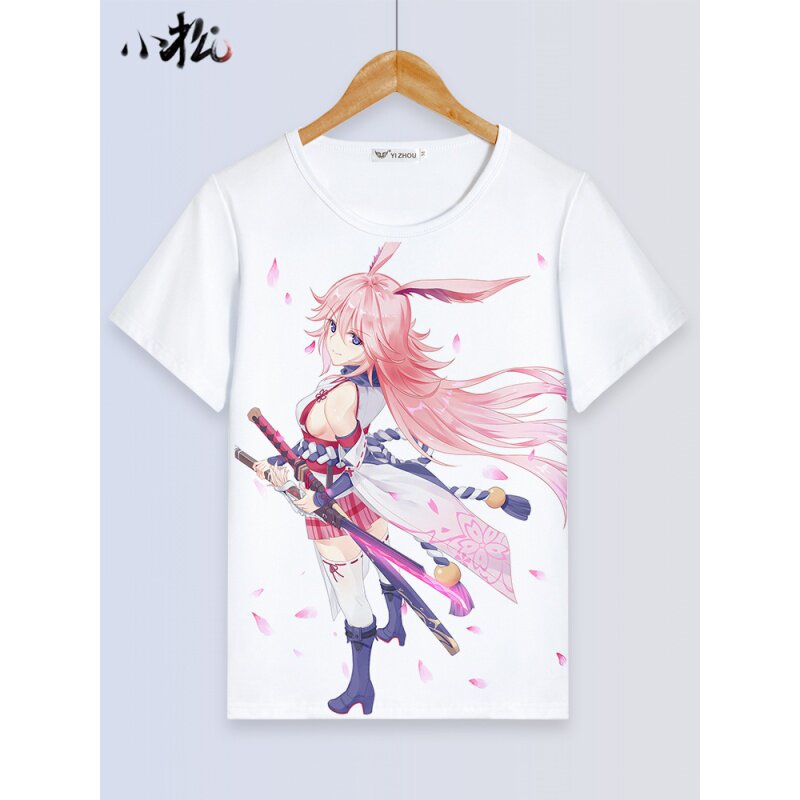 崩坏3周边cos服 八重樱短袖 琪亚娜周边衣服男女动漫崩坏学院T恤|ruв категории Женская одежда, футболка - от Buy2taobao.com для оказания профессиональной услуги покупки агента Taobao