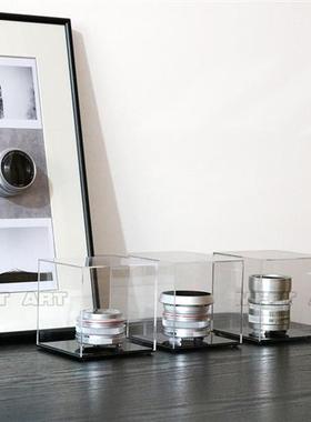 镜头模型 样板间书房桌面摄影道具简约软装设计饰品仿真 相机摆件