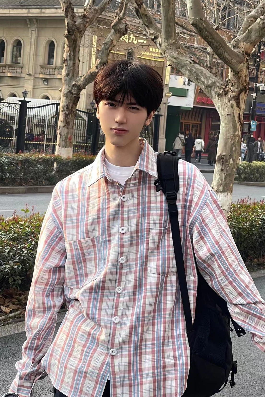 PeachStore衬衫男春季衬衫