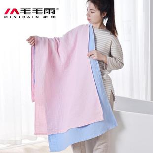 全棉家用纯棉吸水干布洗澡裹巾男大 2INC0浴巾纱女202F7MTTT8M新款
