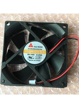 全新 Y.S.TECH FD246025EB FD248025EB-N 24V 英威腾变频器风扇