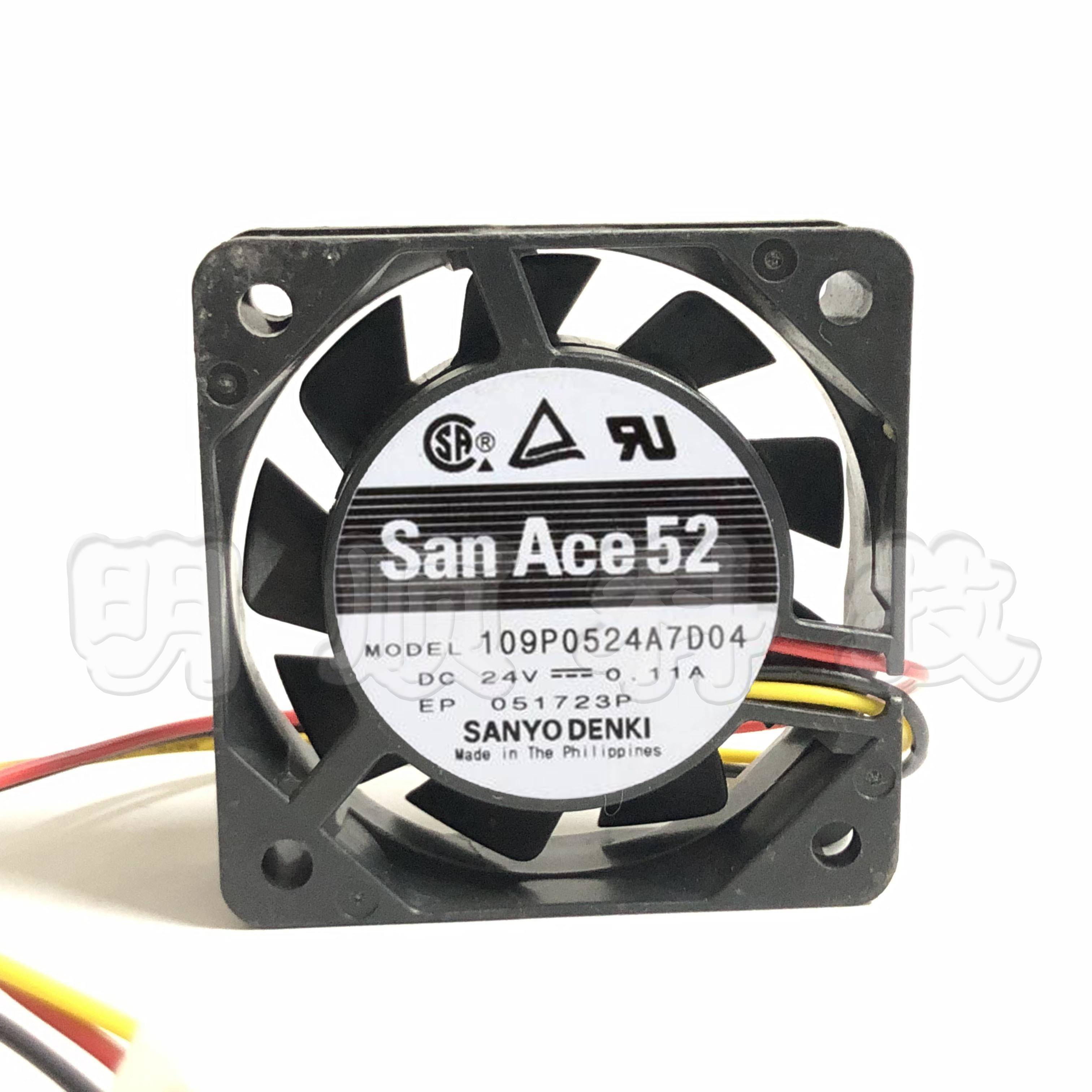 SanAce52 109P0524A7D03 109P0524A7D04 24V 0.11A 正品三洋风扇