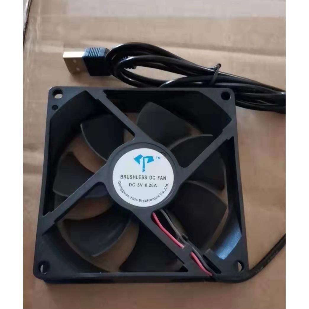 6 8 9 12 14cm宠物箱usb风扇充电宝5V路由器光猫静音设备散热风扇