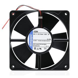 5.0W 德国EBMPAPST4394 24V 12032 210ma高端变频器散热风扇 12CM