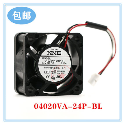 原装NMB 4CM 04020VA-24P-BL 24V 0.13A 三线 安川驱动器专用风扇