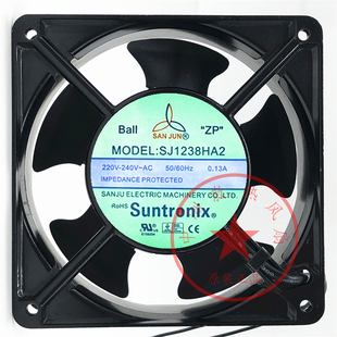 HA1 AC220V 110 380V 轴流散热风扇 台湾三巨SJ1238HA2 HA3 12038