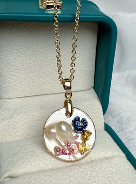 巴洛克项链女百搭高级感复古强光原创设计吊坠