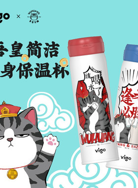 vigo可爱卡通304不锈钢保温