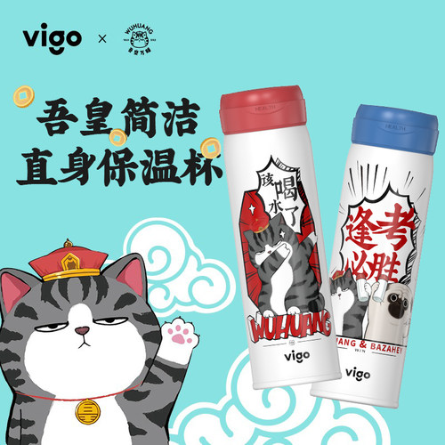 vigo可爱卡通304不锈钢保温