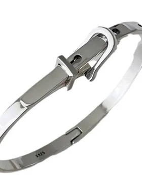 甜酷款手环配饰小众手镯复古潮马蹄扣百搭设计皮带扣新品女高级感