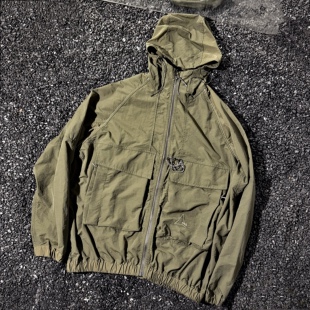 日单Fppev联名Roa机能户外防风防水外套男女日系连帽透气速干夹克