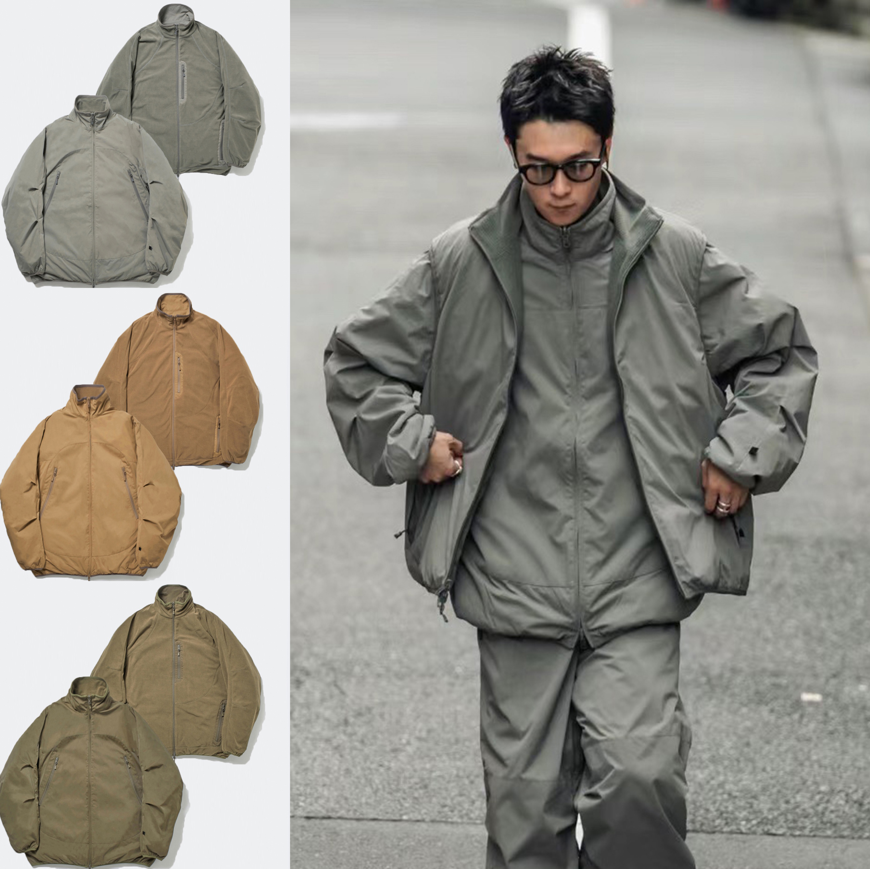DAIWA PIER39 AW23  JACKET日潮双面夹克余文乐正反面华夫格外套