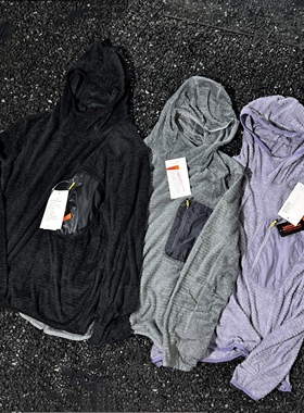 日单Fppev阿尔法绒thermolite轻量透气套头帽衫恒温保暖连帽夹克