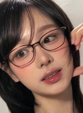 VRUTO韩国方圆短脸百搭素颜镜防蓝光配度数近视眼镜框女小脸超轻