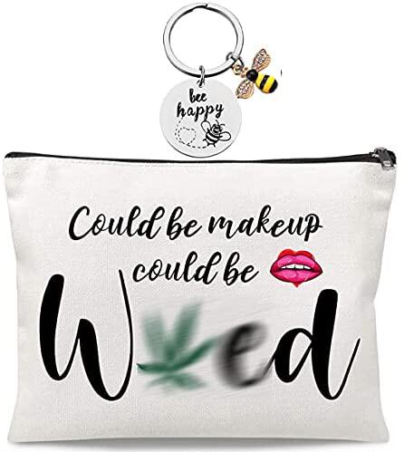 funny makeup bag gift for women  best friend birthday cosmet