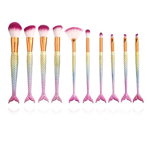 cosmetic brushes kit tool makeup brushes set 10pcs soft fine