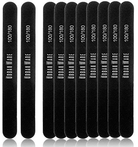 professional nail files 10 pack double sided 100/180 grit wa