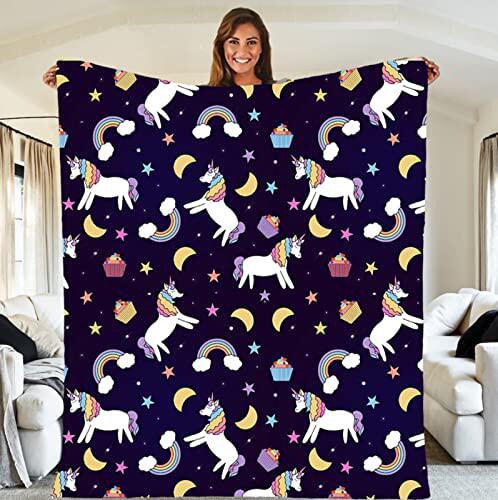 unicorn blanket for girls unicorns gifts for girls kids purp