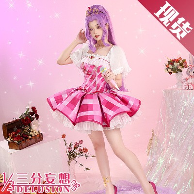 三分妄想偶像活动cos服神崎美月连衣裙cosplay女装cos动漫服装C服