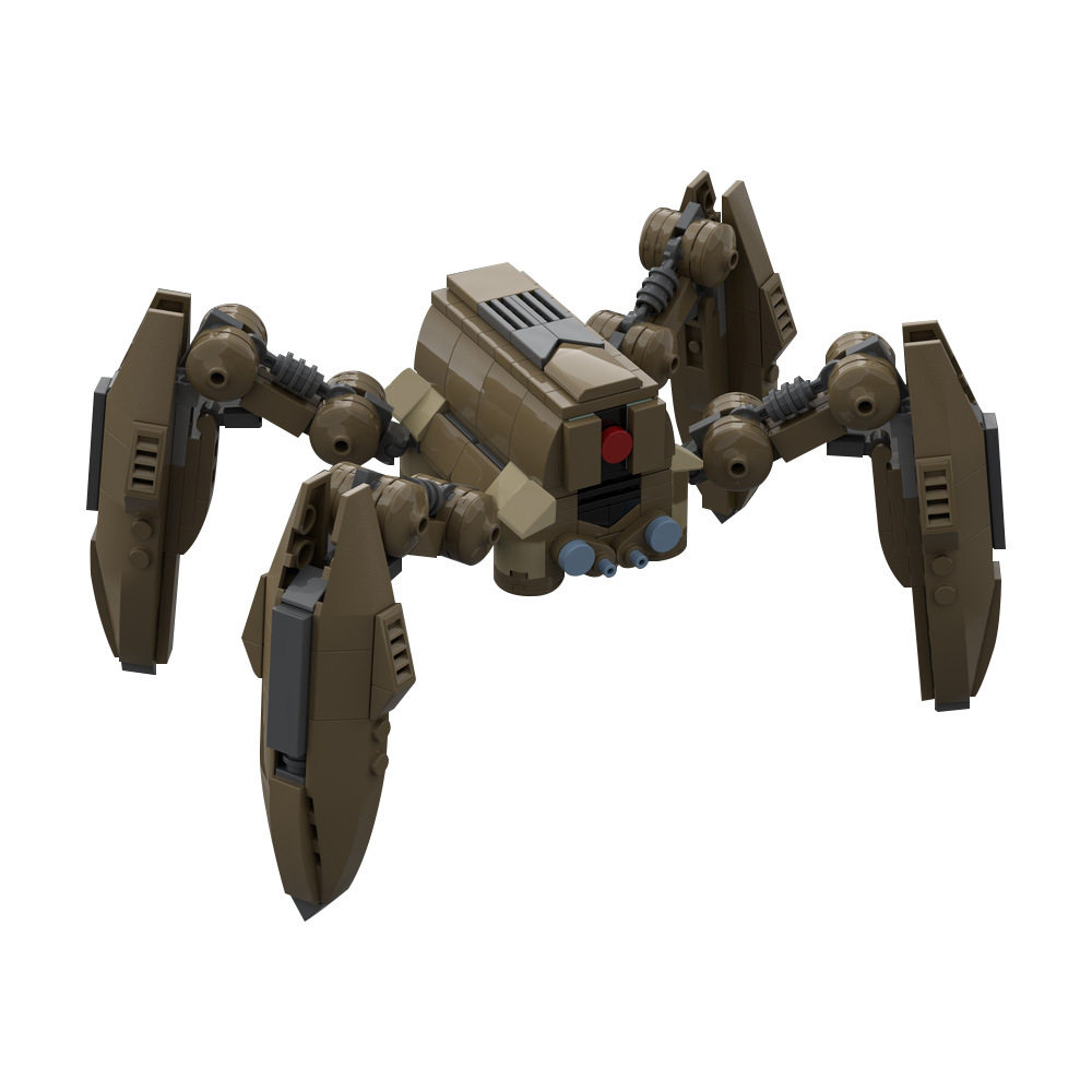 【高砖零件】星球大战螃蟹机器人模型MOC-230485拼装积木玩具