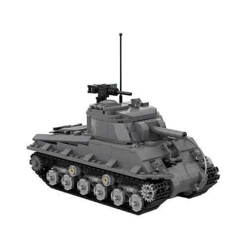 【高砖零件】美国M4A3 (105)谢尔曼坦克MOC-239606拼装积木玩具