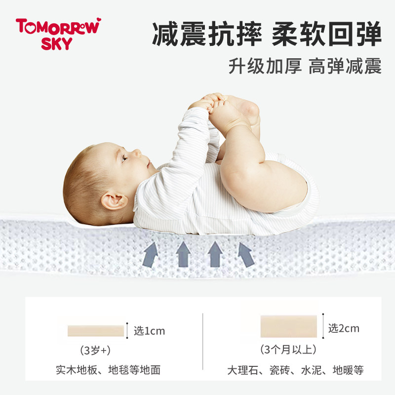 Ultra-Safe XPE Baby Play Mat: Thick, Foldable, Toxin-Free Home Comfort - Product image 4