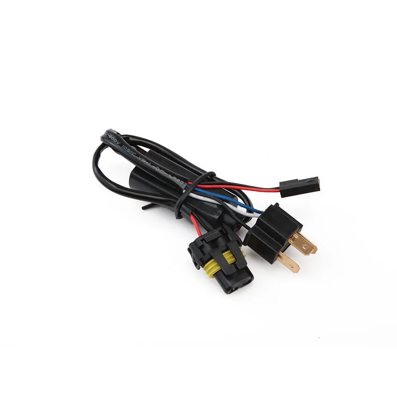 h4线组一拖一 伸缩灯线束汽车大灯改装氙气灯变光线组