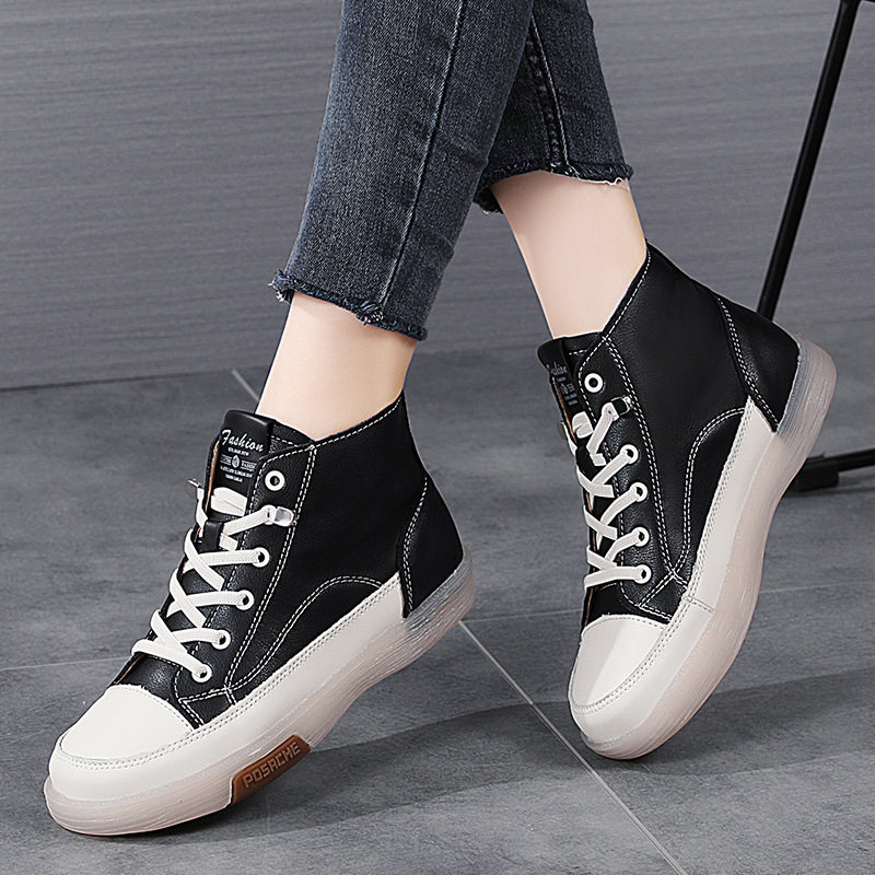 2023秋冬新款韩版中帮靴子女拼色软底松紧带短靴女套脚单鞋新款,女鞋,时装靴,淘宝优惠券,粉丝福利购,淘宝优惠卷