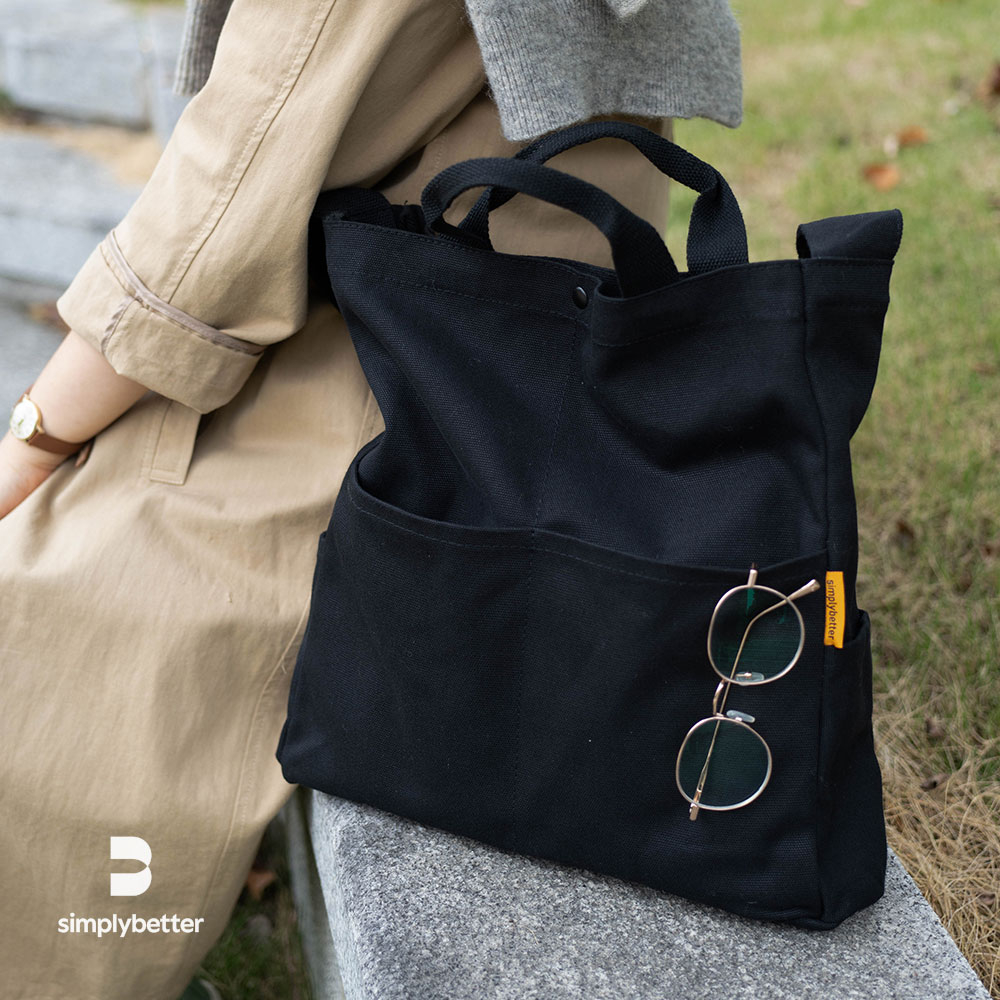 simplybetter原创单肩ins帆布包