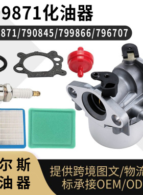 For BRIGGS & STRATTON 799871化油器套装 799866 790845 796707