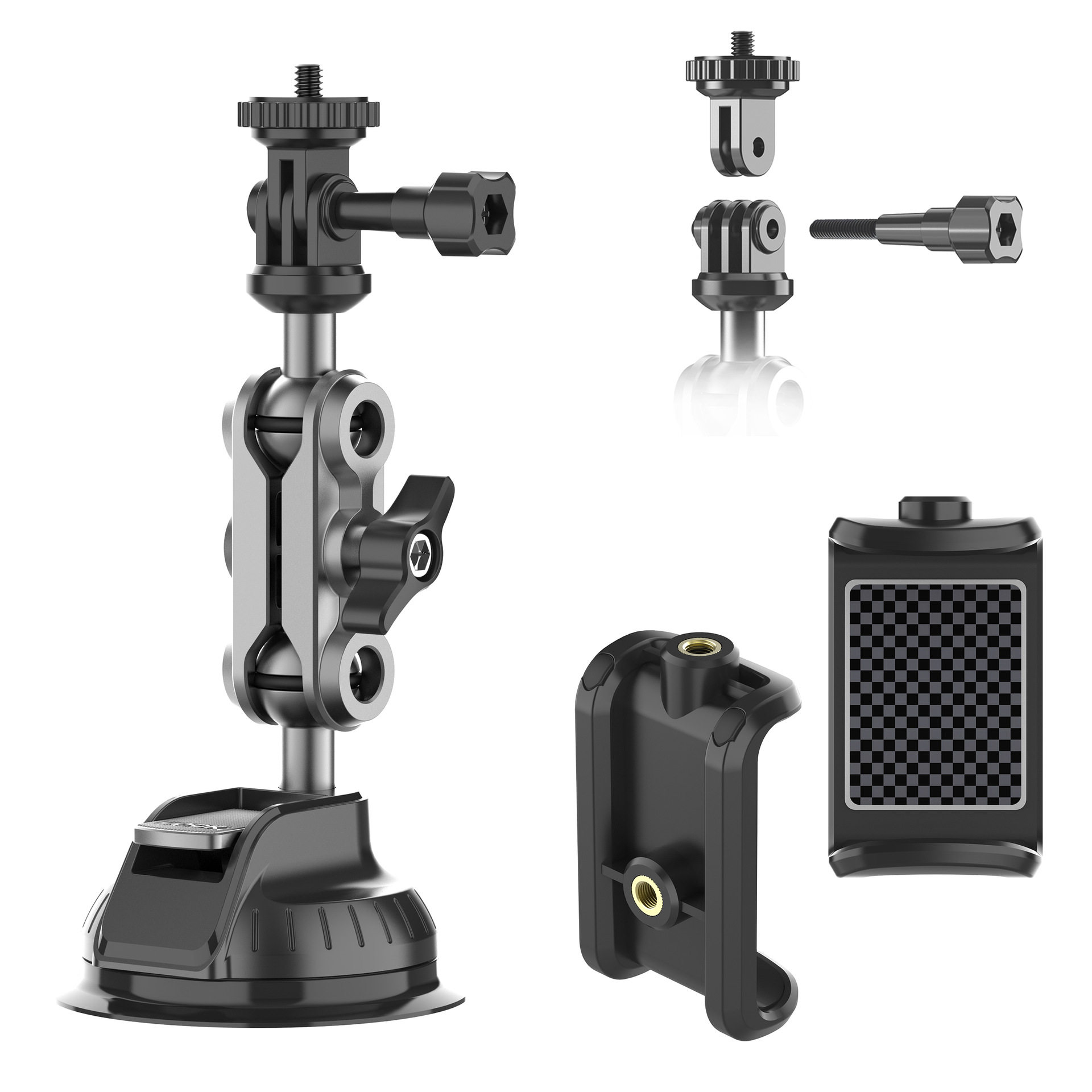 汽车载吸盘支架360one全景运动相机车载固定底座insta360配件图片